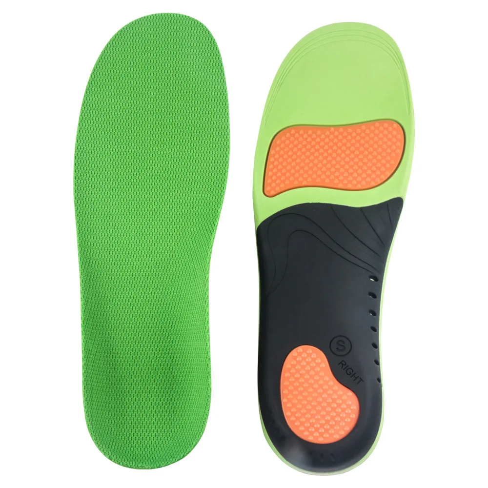 Sports Insoles for Men and Women, Shock Absorption, Thickened Pad, Breathable, High Arch, Orthotic Shoe Inserts