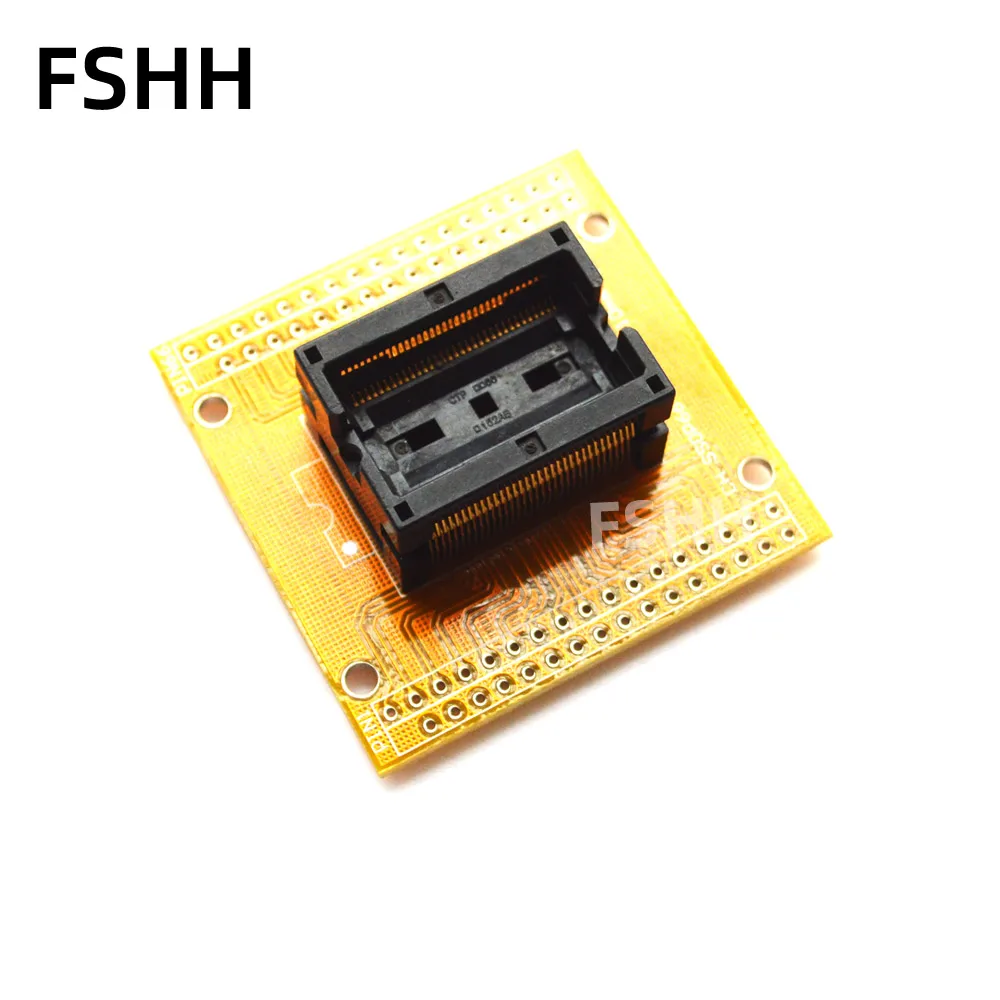 TSOP66 اختبار المقبس 0.65 مللي متر إلى 2.54 مللي متر DDR SDRAM المقبس 10 مللي متر/12 مللي متر واسعة