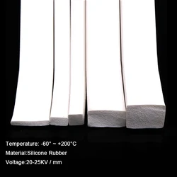 White High Temperature Resistant Sealing Strip Silicone Foam Square Strip Square Strip Silicone Foamed Rubber
