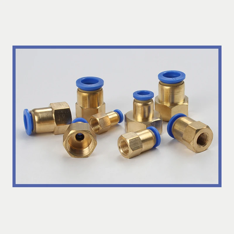 Pneumatic Air Connector Fitting PL/PB/PC/PCF/SL 4mm 6mm 8mm Thread 1/8\