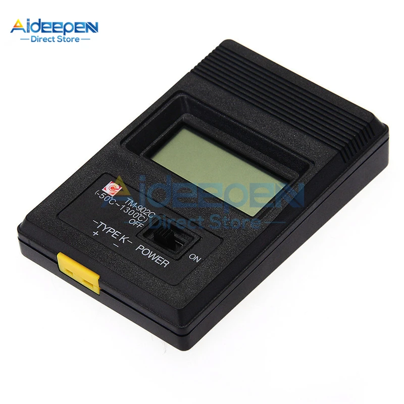 TM-902C Temperature Meter TM902C Digital K Type Thermometer Sensor + Thermocouple Probe Detector Needle