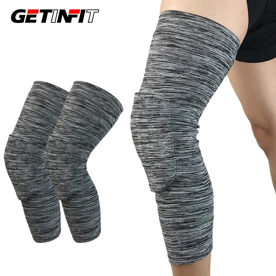 Getinfit 1PCS Knee Support Protective Sponge Honeycomb Sports Knee Pad Breathable Leg Sleeves Basketball Tennis Knee Brace Gear