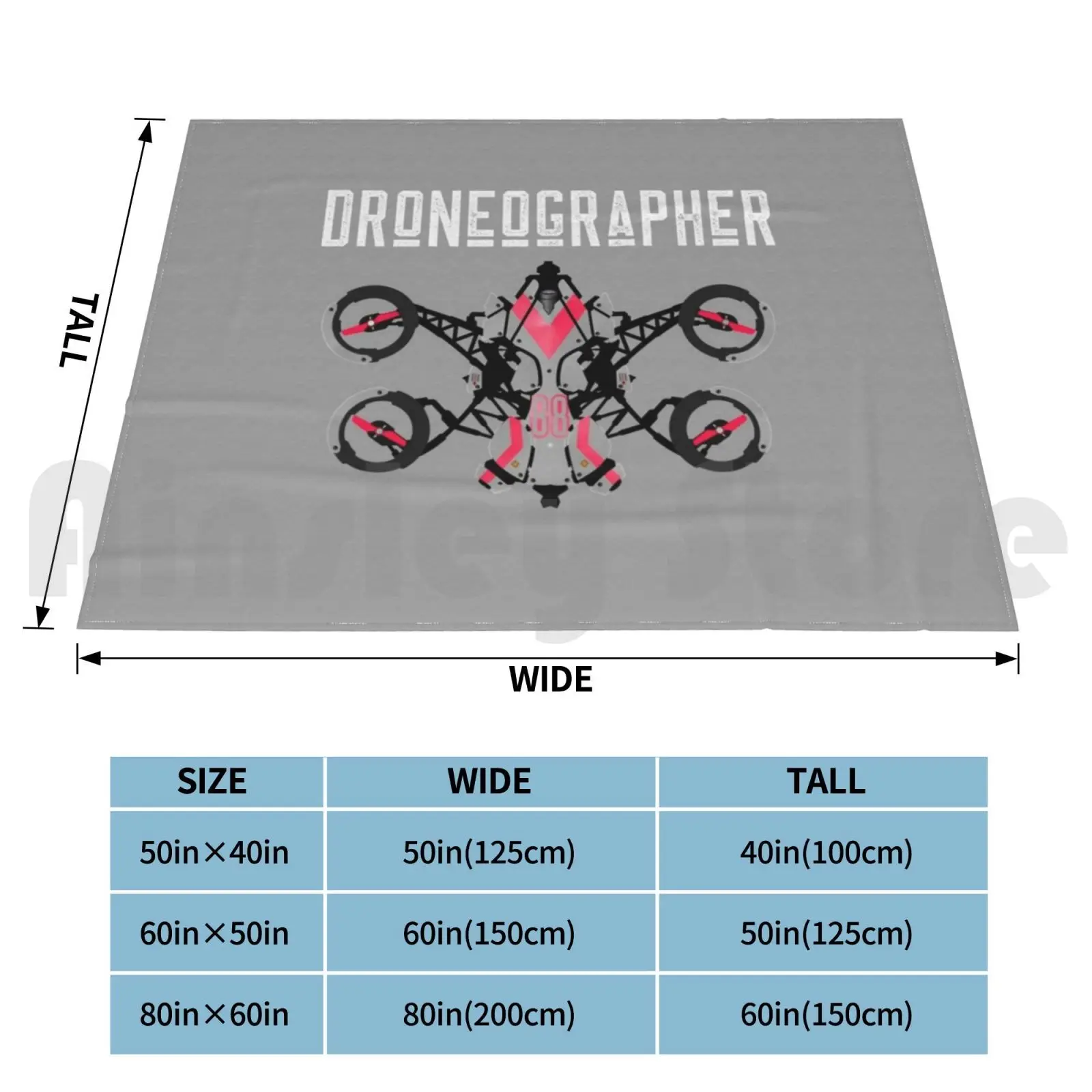 Droneographer Drone Pilot Blanket Fashion Custom Marksarthole Droneographer Pilot Drone Drone Pilot Dji Flying