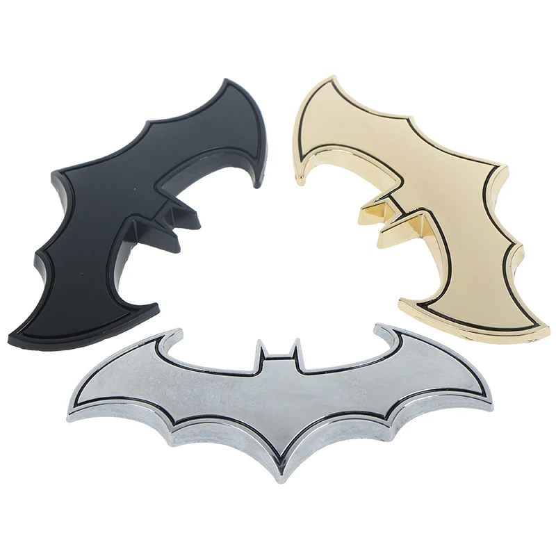 Car Styling 3d Metal Bat Badge Emblem Car Motorcycle Stickers 1Pc Decals цена и фото