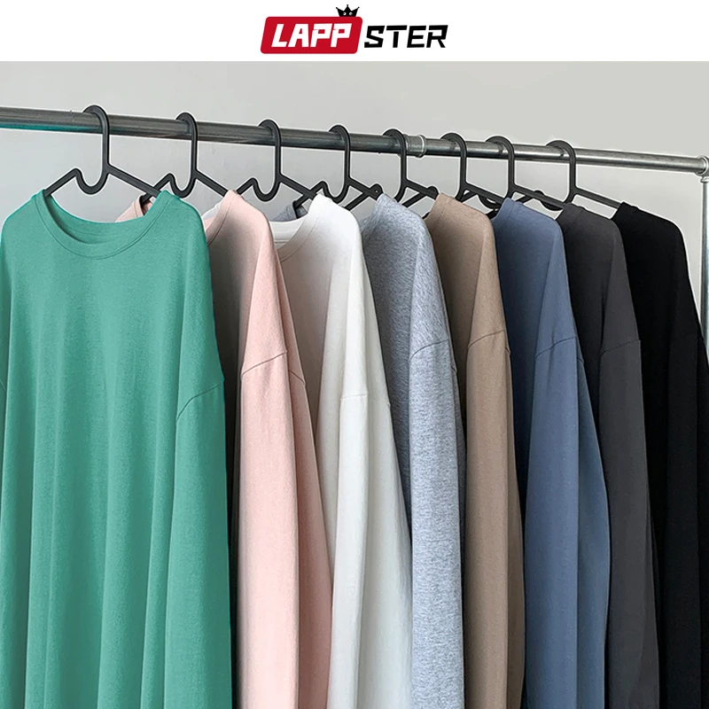 Lappster-メンズ長袖Tシャツ,特大のグラフィックウェア,ヴィンテージ,韓国のファッション,ストリートウェア,原宿,2023