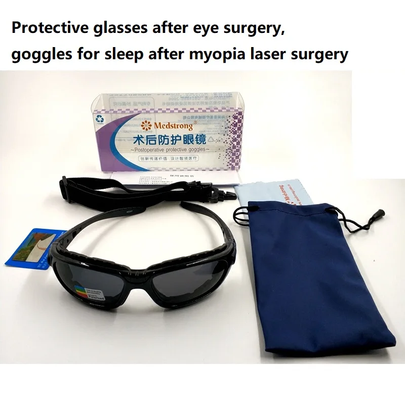 

Genuine Protective glasses after eye surgery, protective glasses after myopic laser surgery, windproof,can be used for sleep.