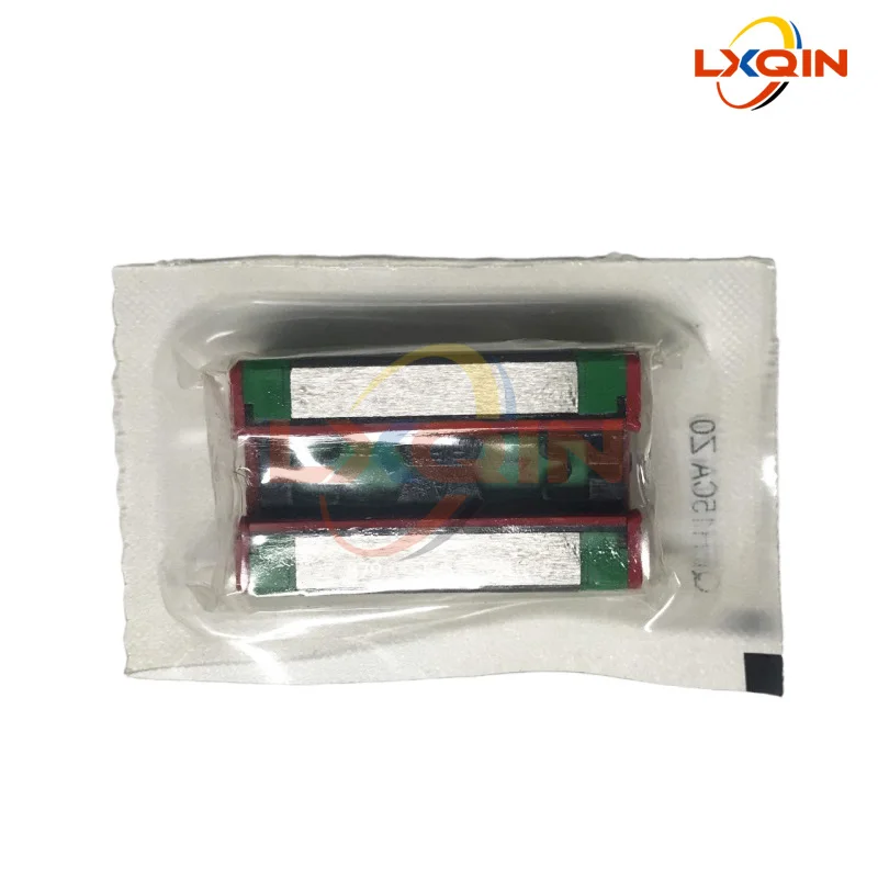 LXQIN 1pcs HIWIN Linear Guide Slider block QEH15CA QEH20CA QEH25CA for large format printer Linear Rail CNC printer Parts