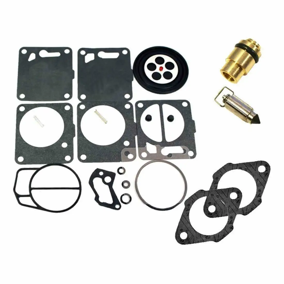 Carburetor Rebuild Kit-Needle/Seat Base Gasket Fits Yamaha MANY Wave Runner III Raider VXR GP 700 701 650