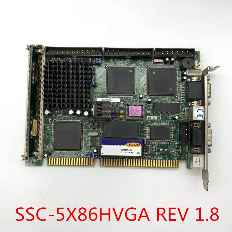 Industrial equipment board SSC-5X86HVGA REV 1.8 half-sizes cpu card