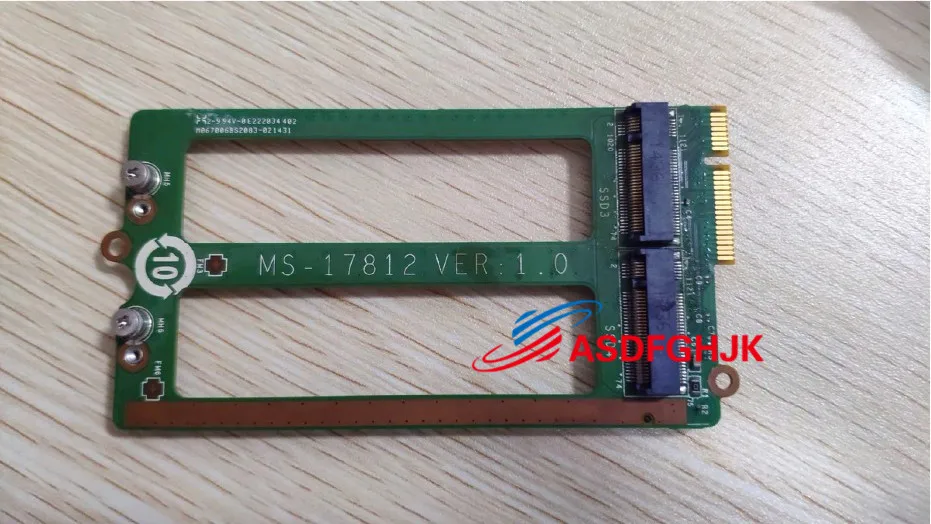 

Used Original ms-17812 ver 1.0 for msi gt72 hdd ssd board Test OK