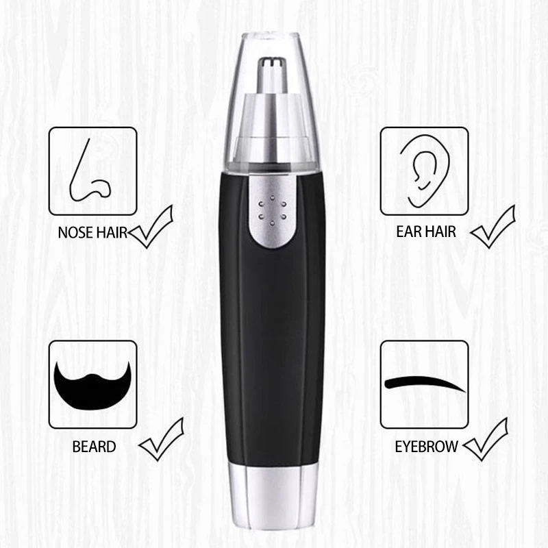 Multi-Function Portable Handhold Battery Powered Nose Hair Eyebrow Trimer Electric Shaver Face Care Shaving Hair Clipper for Man