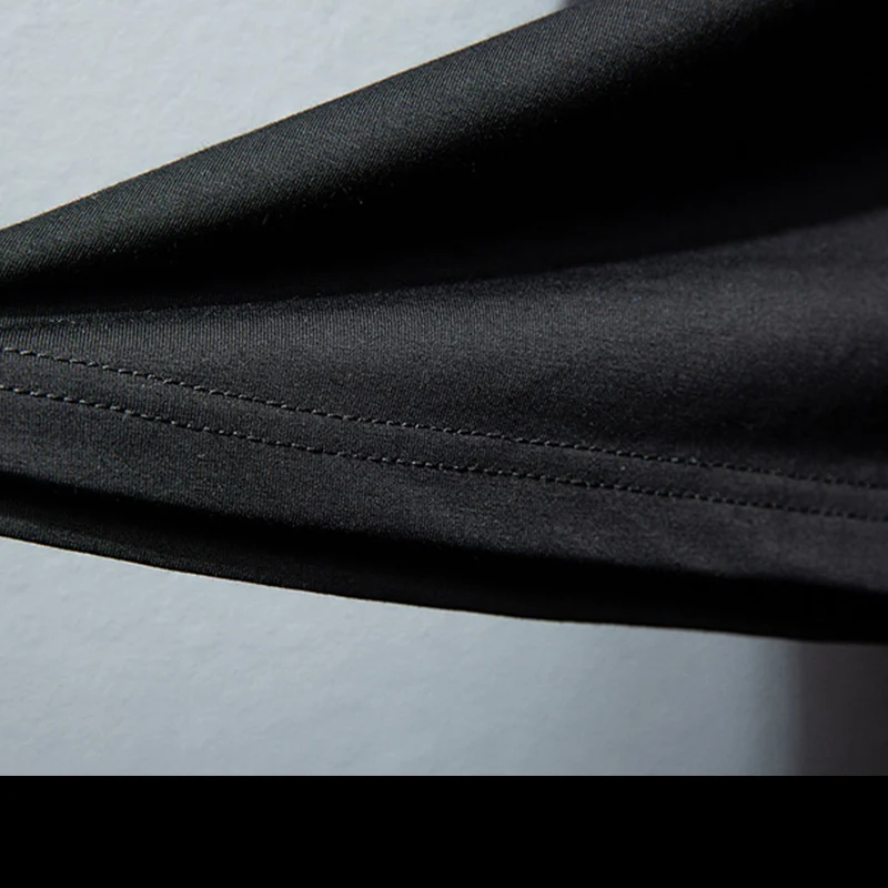 Casual T-shirt Men 2020 Summer Short Sleeve Fashion Streetwear O-Neck Slim Cotton Tshirts Rhinestone Plus Size S-7XL Tops Male