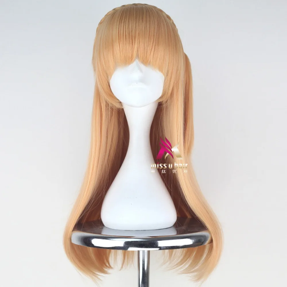 Hot Japanese Anime Warship Girls Cosplay Richelieu Wig Halloween Party Stage Play short Hair High quality +wig cap