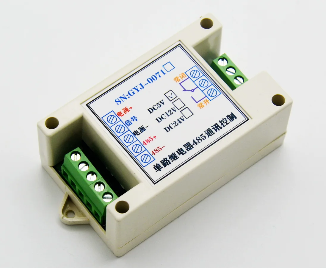 Rs485 comunicação placa de controle único canal rs485 comunicação programável desenvolvimento do relé placa de controle industrial