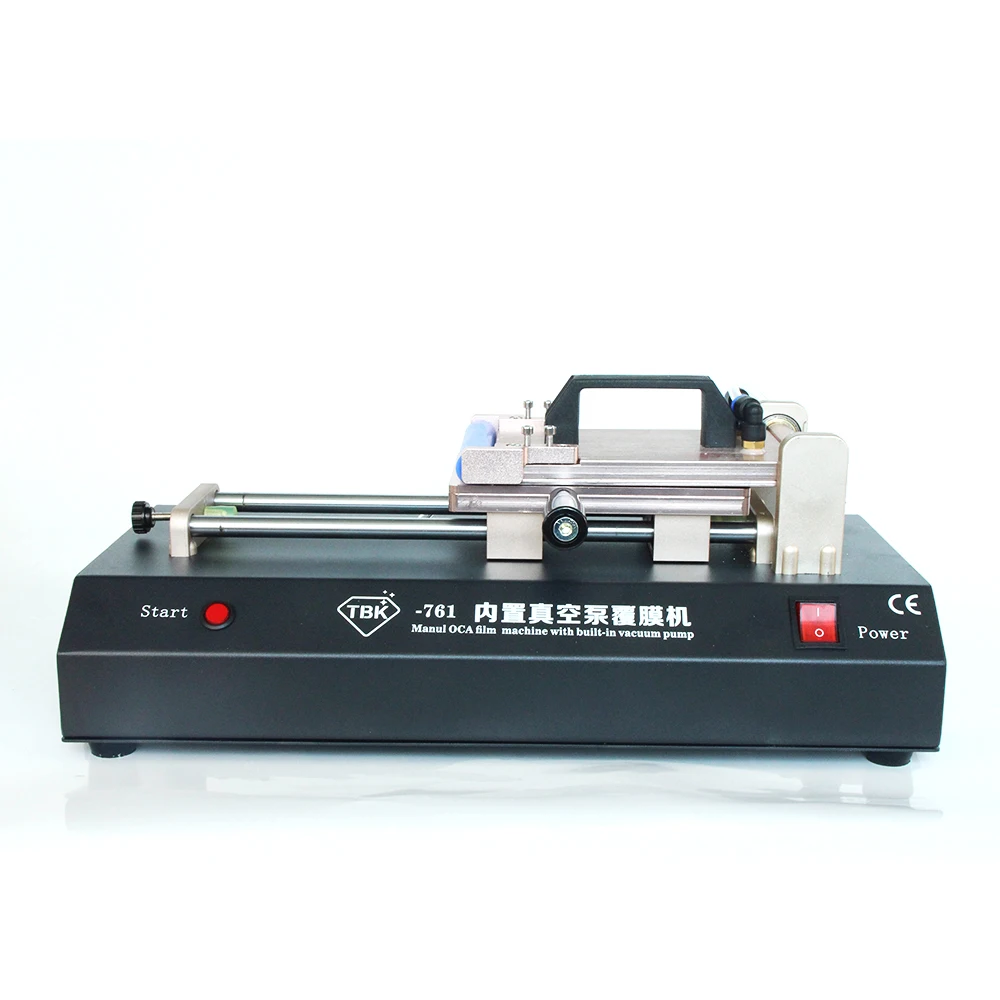 TBK-761 Manual OCA Laminator Built-in Vacuum Pump Universal OCA Film Laminating Machine Multi-purpose Polarizer for LCD Film Box