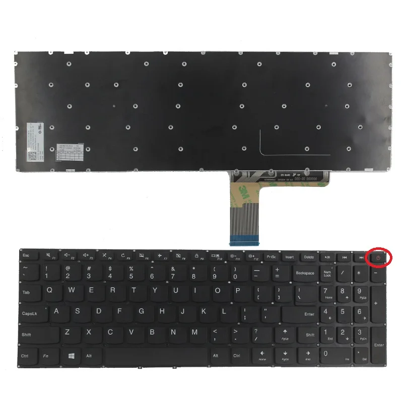 New US keyboard For Lenovo Ideadpad 110-15 110-15ACL 110-15AST 110-15IBR US Laptop Keyboard black