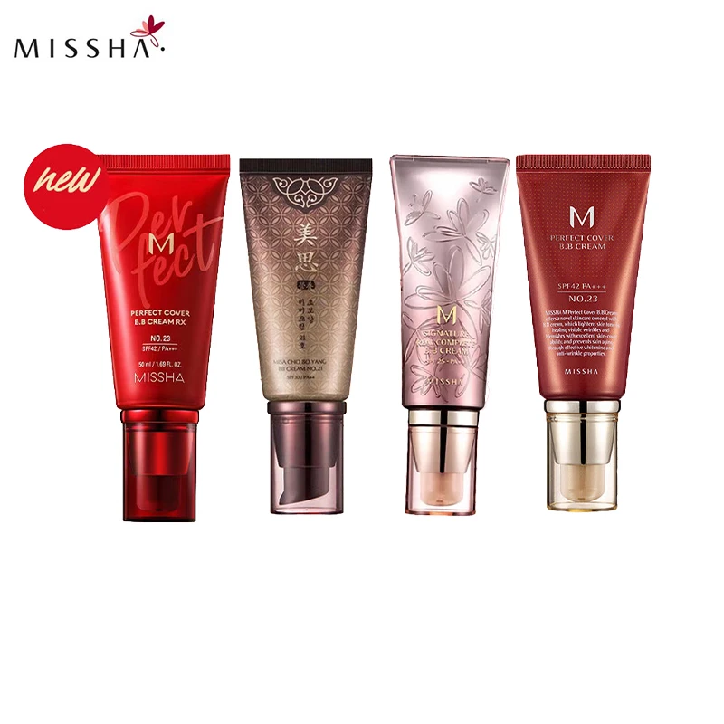 MISSHA M Signature Real Complete BB Cream Perfect Cover  Cho Bo Yang  Makeup Original Korean Cosmetics