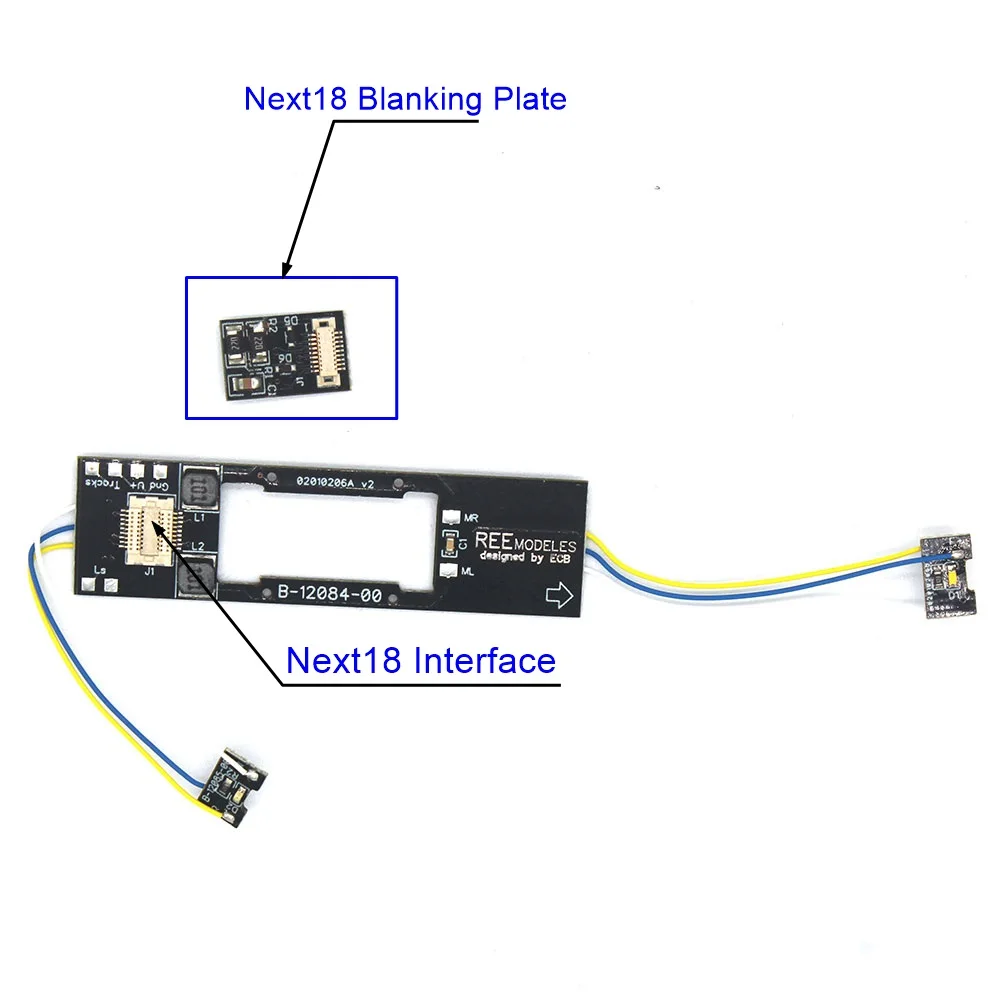 Next18 Base Board to Upgrade Locomotive to DCC Aaptor PCB Board Adaptor Adapter