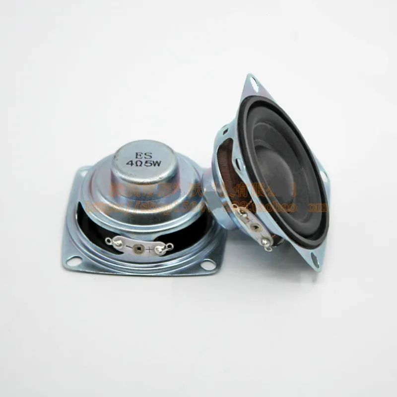 SOTAMIA 2Pcs 53mm Mini Audio Portable Speaker DIY Stereo Music Sound Amplifier Speaker Driver 4 Ohm 5W Home Theater Loudspeaker