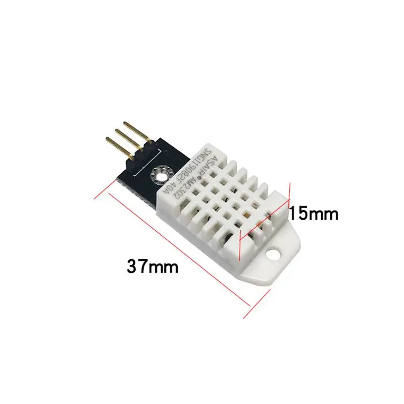 1Pc DHT22 AM2302 White Digital Temperature Humidity Sensor Ultra-low power 0-100%RH 0.1 Accuracy resolution