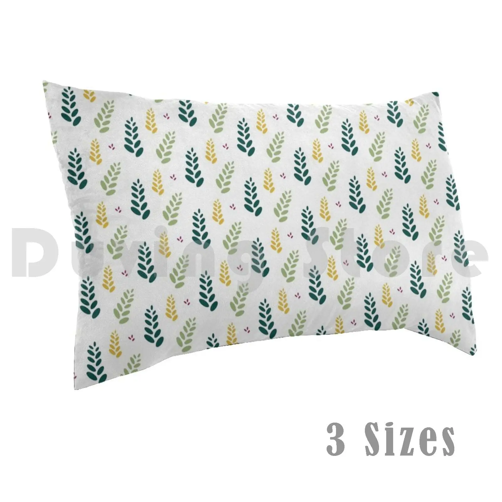 Lady Fern Garden Pillow Case 20*30 Inch Fern Lady Green Plants Fern And Form Creative Plested Gabby