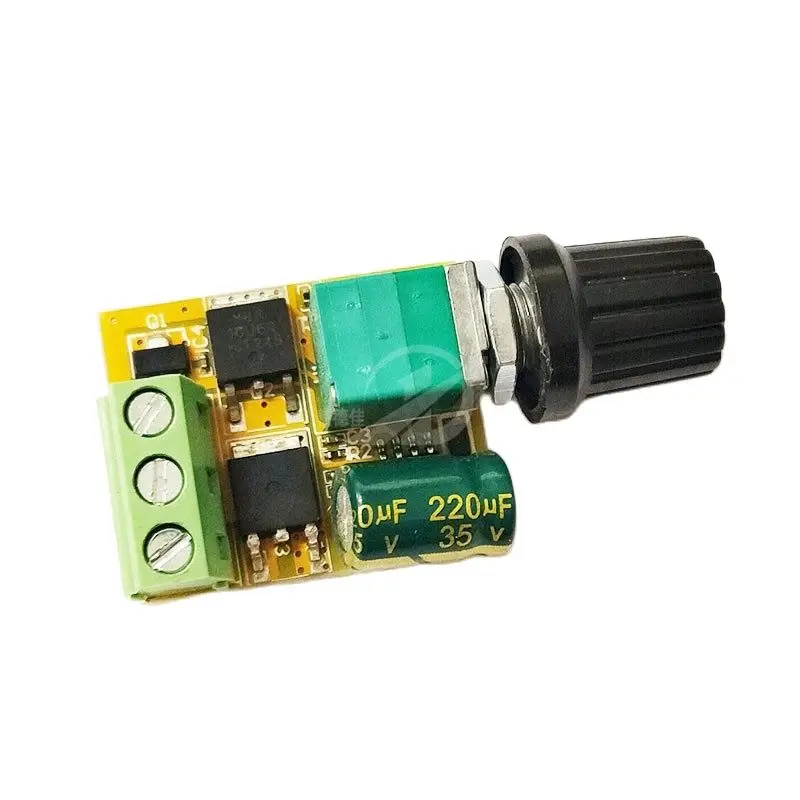 Mini PWM DC gebürstet motor speed controller 3V 5 12 24V speed control schalter Ultra-kleine LED dimmer 6