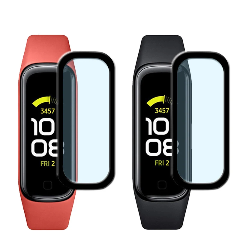 Screen Protector Film For Samsung Galaxy Fit 2 SM-R220 Smartwatch Scratch Proof 3D-Curved Soft Edge Full Coverage Accessories