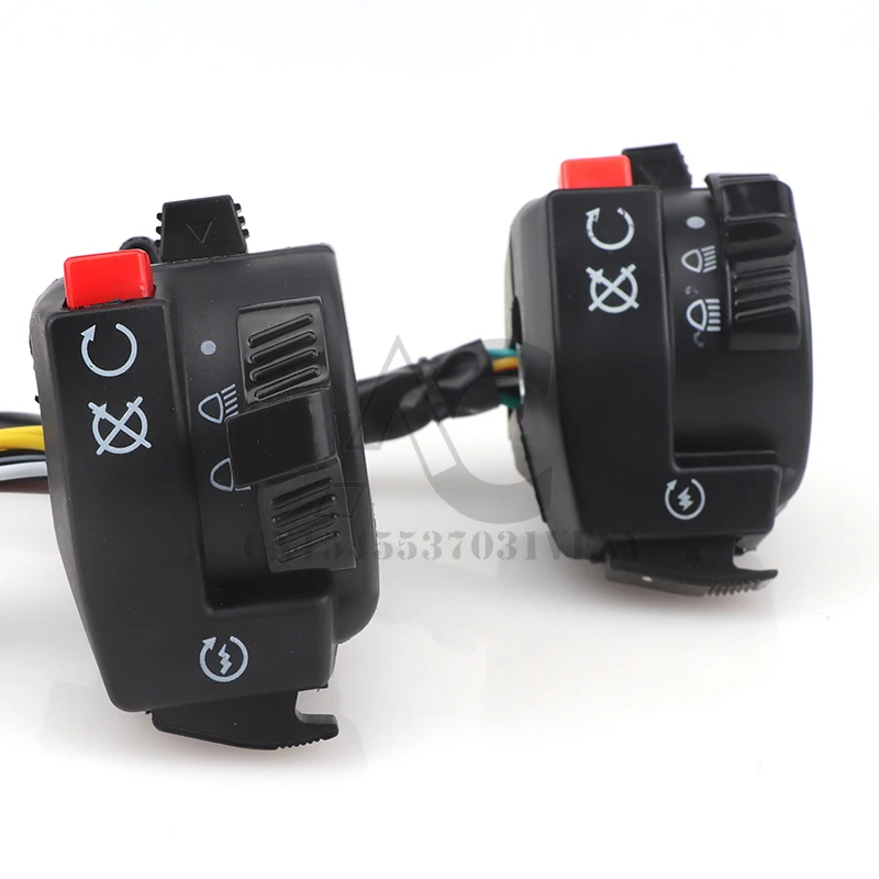 Motorcycle 5 function start switch is suitable for 50cc 70cc 90cc 110cc 125cc 150cc ATV Quad Pit Bike Buggy Go Kart