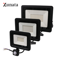 AC175-265V PIR Motion Sensor LED Floodlight Waterproof Outdoor Spotlight for Garden Wall Lamp Security Street Light 30W/50W/100W