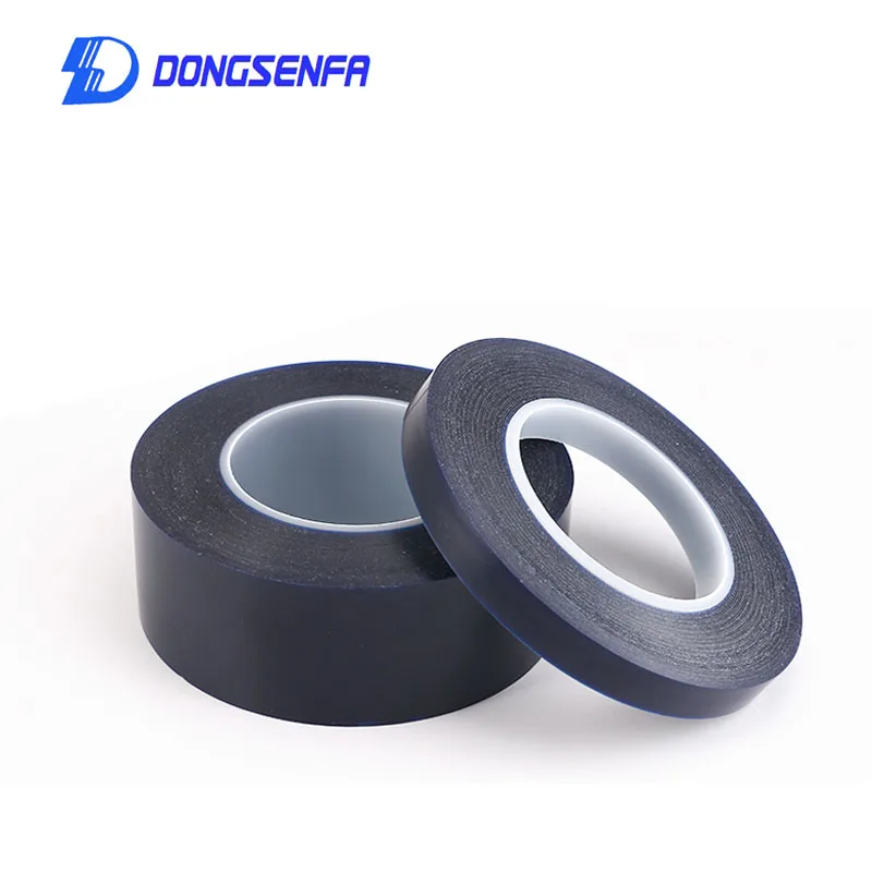 DONGSENFA 1PCS 100M PVC Plated Blue Tape  High Temperature Acid Base Protective Film LCD Maintenance Tape