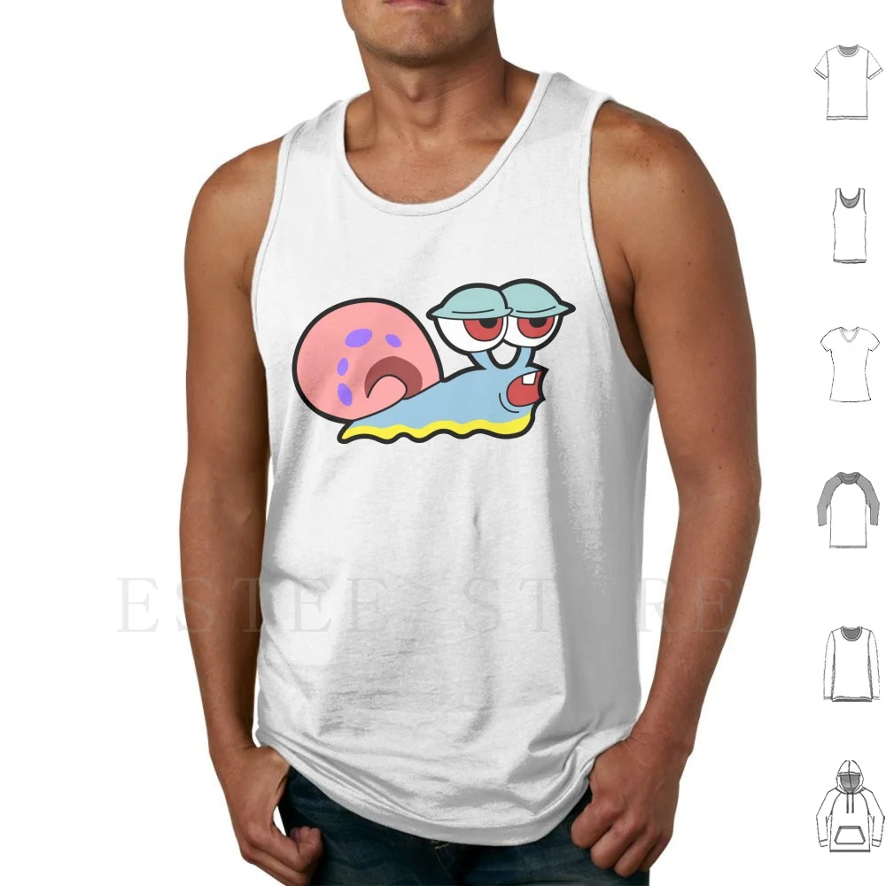 Camisetas sin mangas Gary The Snail, chaleco sin mangas Gary Tendring, Gary The Snail Baby, dibujos animados para bebés, memes infantiles, dibujos animados de la infancia