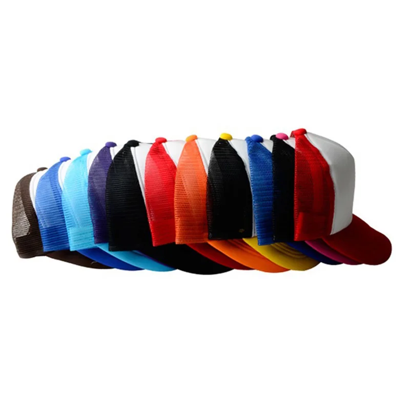 Free Shipping 5Pcs/Lot Multi Color Sublimation Blank Adult Baseball Hats/Caps For Outdoor Camping Sport Use