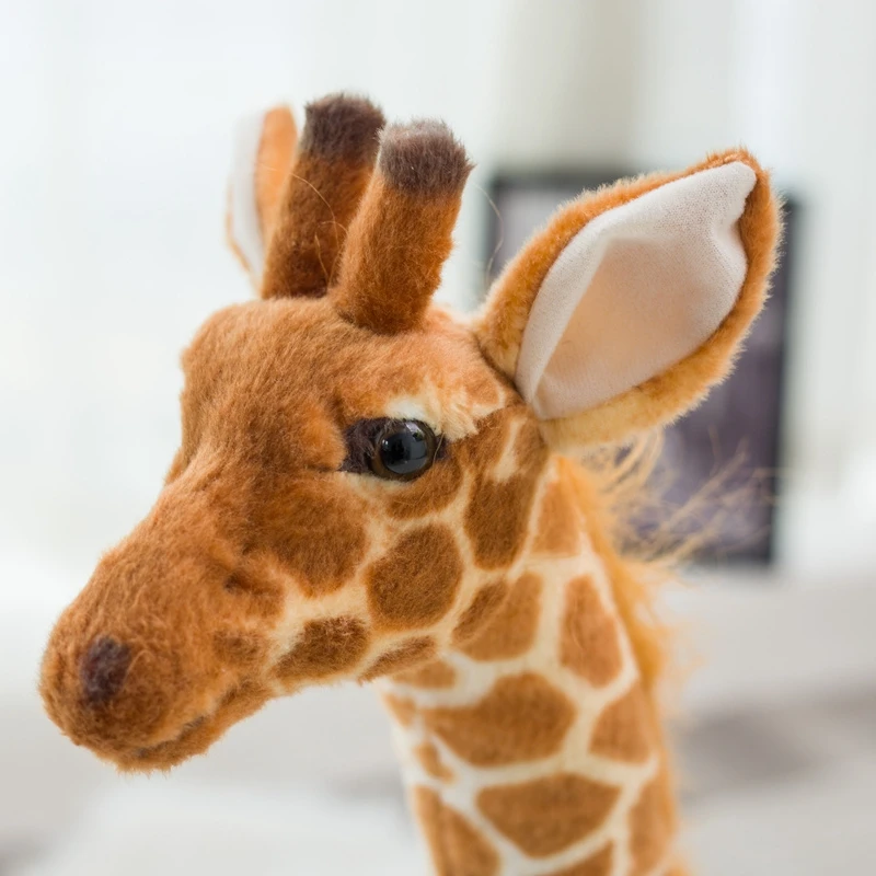 Nieuwe Mooie Hot 1Pc 50Cm-140Cm Mooie Giant Size Giraffe Knuffels Leuke Knuffel Soft giraffe Pop Verjaardagscadeau Kinderen Speelgoed