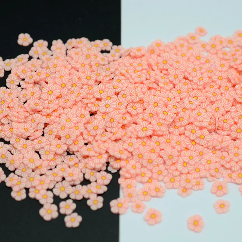 

500g/lot 5mm Polymer Flower Hot sale Clay Sprinkles for Crafts Making, DIY