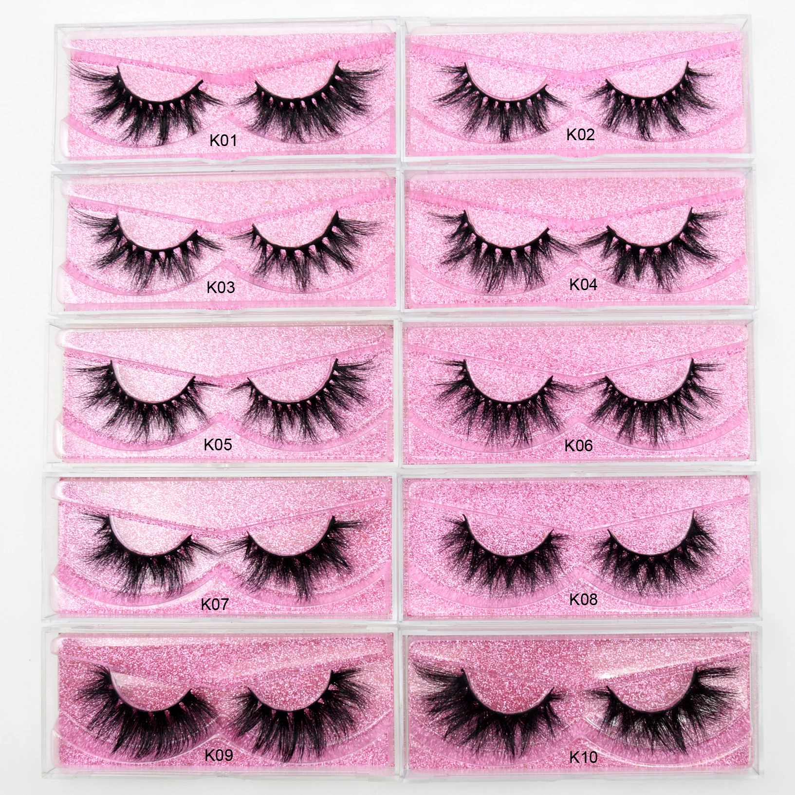 Visofree Eyelashes 3D Mink Lashes natural handmade  volume soft lashes long eyelash  extension real mink eyelash for makeup E01