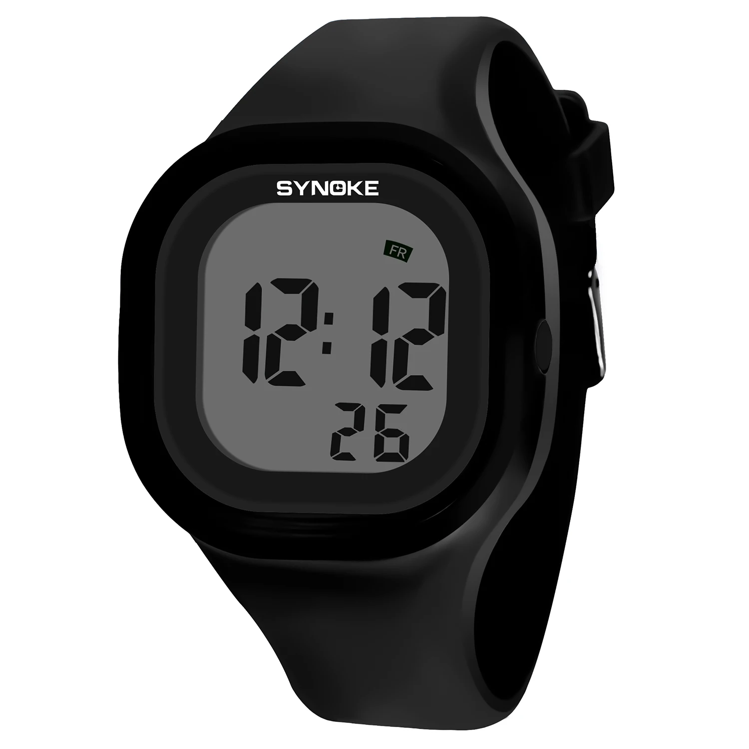 SYNOKE Kids Children\'s Digital Watch Girls Boy Watches Students Clock Colorful Silicone LED Digital Sport Wristwatches