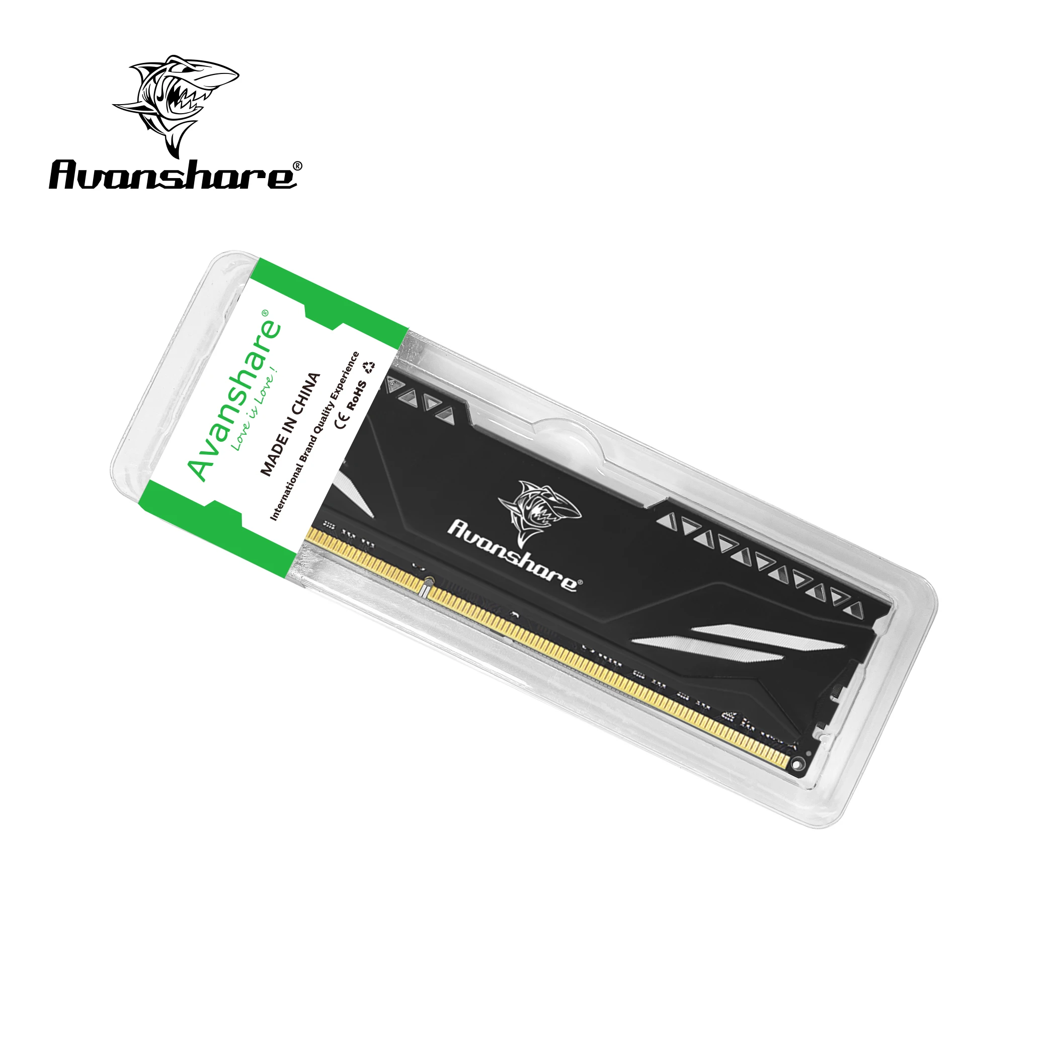 Imagem -06 - Avanshare-desktop Memory Ram Udimm com Dissipador de Calor Udimm Ddr4 4gb 8gb 16gb 2400mhz 2666mhz 3200mhz Brand New