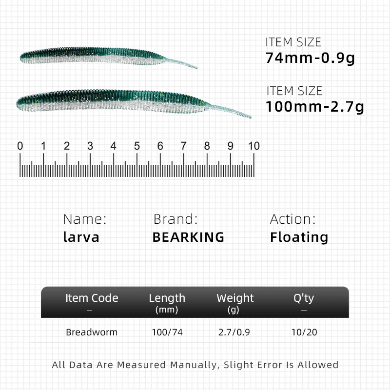 BEARKING sexy impact Soft Lures 10cm 2.7g Fishing Artificial Silicone Bass Pike Minnow Swimbait Jigging Plastic Baits