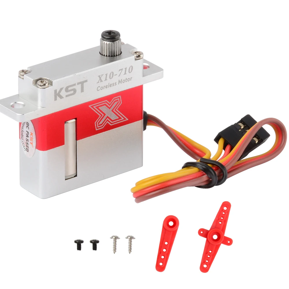 

KST X10-710 7.5kg 0.10sec HV Slim Servo Motor Operation For RC Model Helicopter Airplane