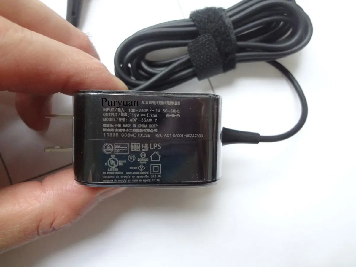 NEUE OEM 19V 1,75 A 33W ADP-33AW EINE ADP-33AW Y 4,0mm AC Adapter Für ASUS VivoBook X200 c300MA X200CA X200LA F202e Original Puryuan