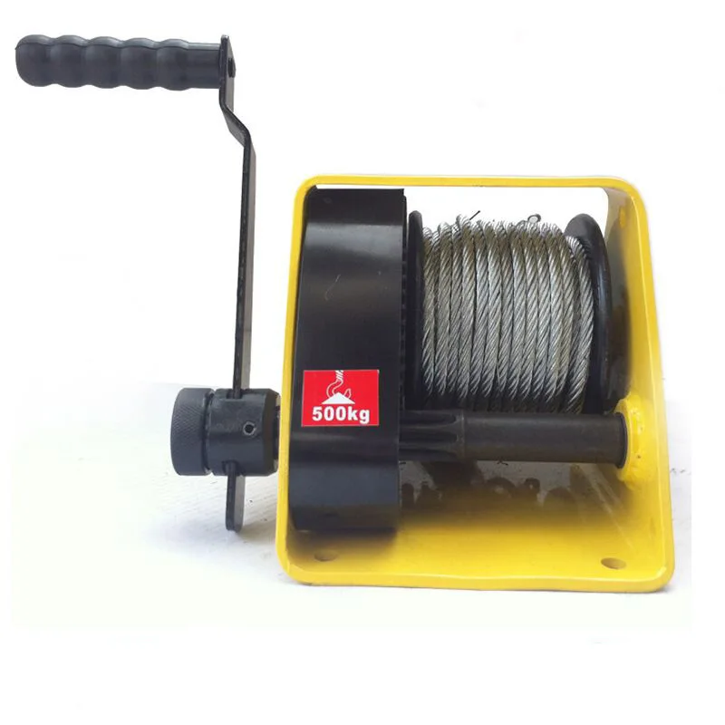 Cabrestante manual autoblocante de dos vías, cuerda de alambre manual, cabrestante de tracción, tipo JC-1200LBS