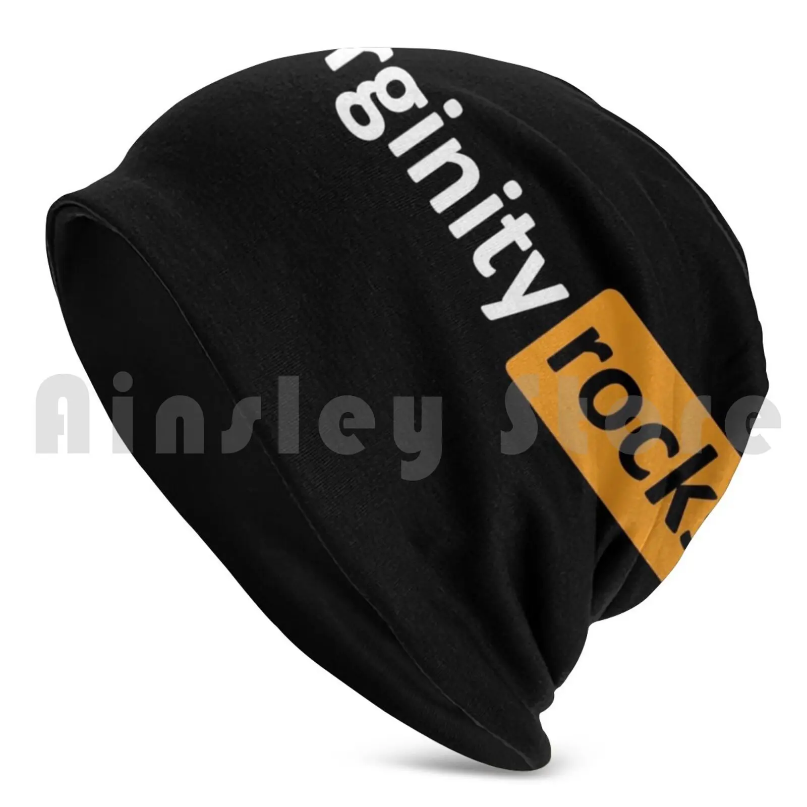 Virginity Rocks Lover Beanies Knit Hat Hip Hop Virginity Rocks Virginity Rocks Virgin Danny Duncan Funny Meme Bar