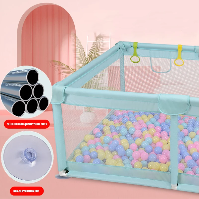 Playpen for Children Toddler Play Fence Indoor Safety Barrier Playground Park Kids Dry Ball Pool Newborn Guardrail without Balls