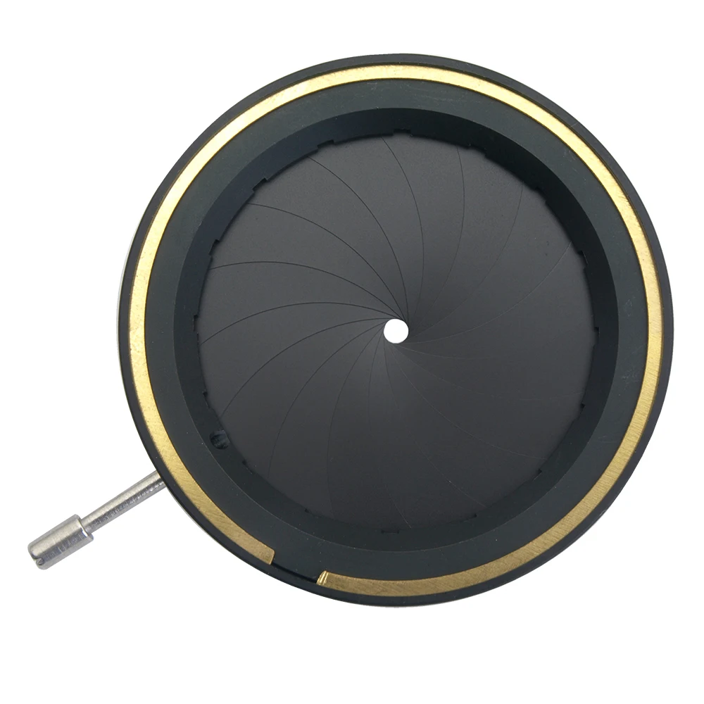 Imagem -04 - Amplificando Diâmetro Metal Zoom Ótico Íris Condensador de Abertura de Diafragma para Lente de Câmera Microscópio Instrumento Ótico 2.536 mm