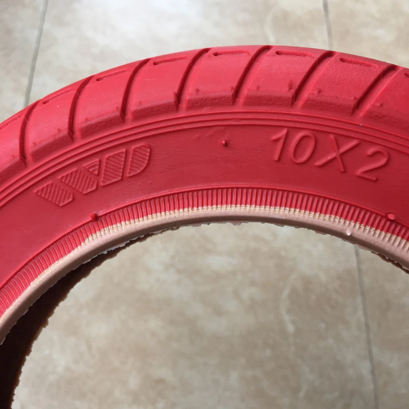 10 Inch Outer Tires Upgrade Red DIY Rubber Tyres Skateboard Scooter Wheels Tube For Xiaomi M365/Pro Electric Scooter Accessories