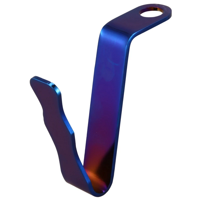 DHBH-Motorcycle Helmet Hook, Fixed Base of Colorful Titanium Alloy Helmet Hook, Convenient Hook of Rearview Mirror Base