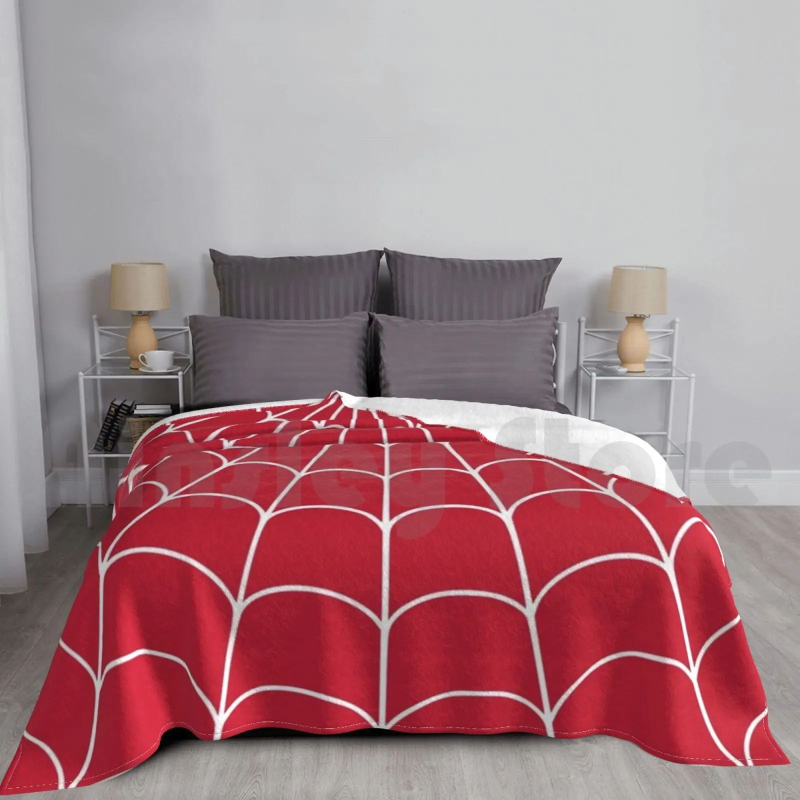 Red Spider Web Blanket Fashion Custom Spider Web Spider Spiders Spider Backpack Spider Web Backpack Spiders