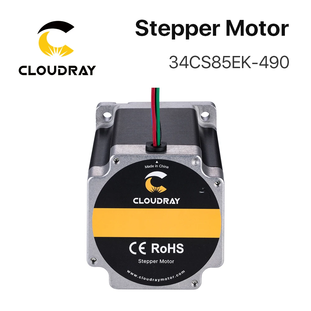 Imagem -04 - Motor Deslizante do Nema 34 86 mm 8.5n. m 4.9a 34cs85ek490 4-motor Deslizante do Cabo da Ligação para a Máquina de Trituração da Gravura do Cnc