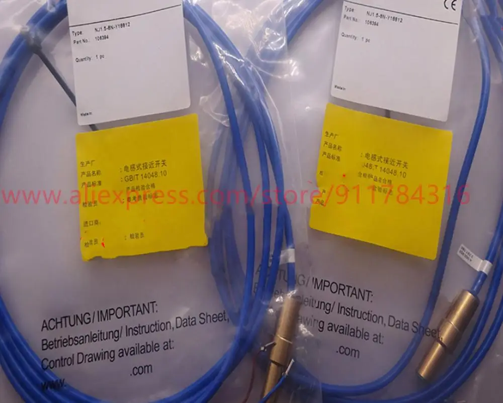 

New High Quality Pepperl+Fuchs 8.2V two-wire normally closed induction sensor NJ1.5-8N-Y18812 proximity switch