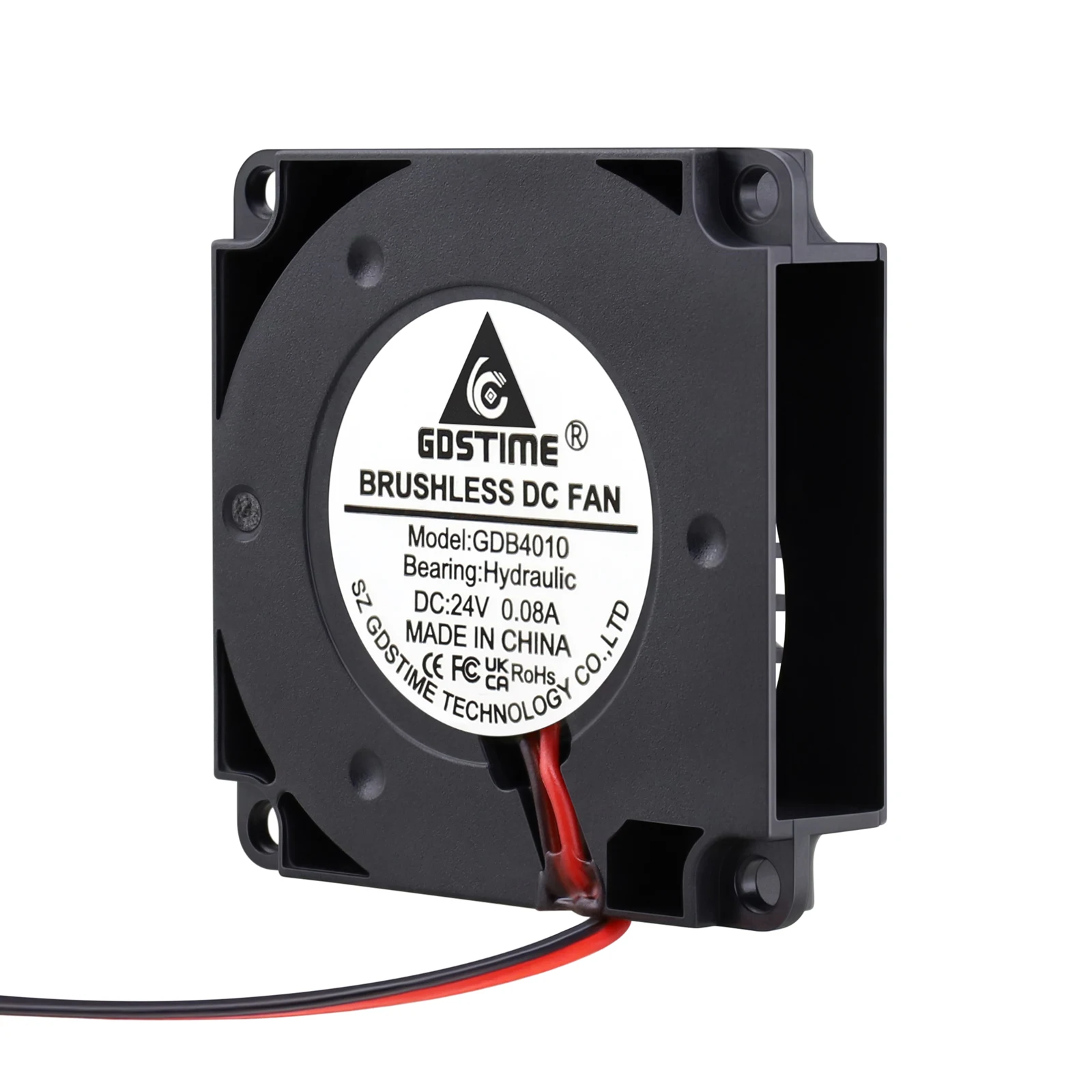 Вентилятор для 3D-принтера Gdstime, 40 мм, 4 см, 24 В постоянного тока, 4010, аксессуары для охлаждения принтера, Турбовентилятор постоянного тока, Радиальные Вентиляторы 40x40x10 мм, 5 шт.